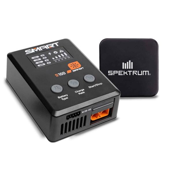 Spektrum Accessories S100 1x100W USB-C Smart Charger, 65W USB-C GaN Power Supply Combo